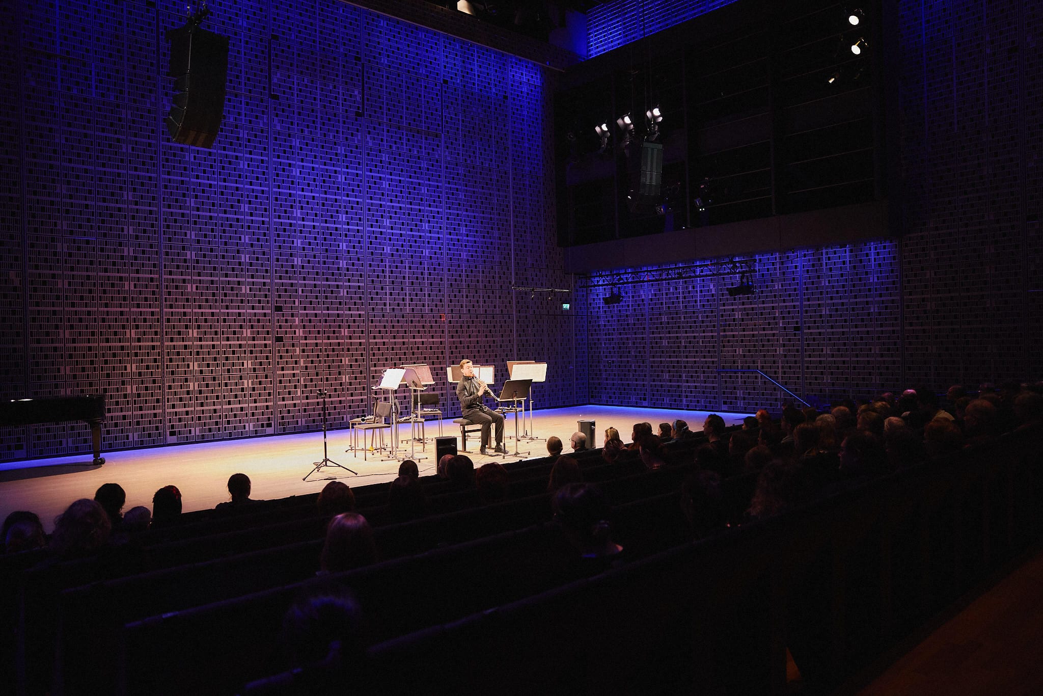 Konsertti Musiikkitalon Cameratassa.